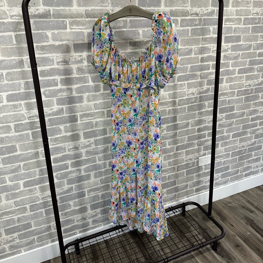 ASTR  floral print dress